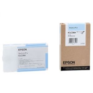 (業務用10セット) EPSON エプソン インクカートリッジ 純正 【ICLC36A】 ライトシアン