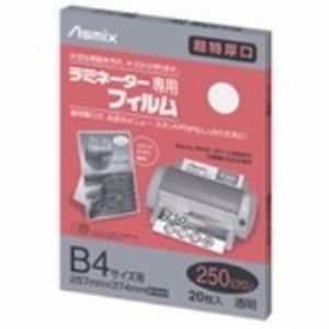 (業務用10セット) アスカ ラミネートフィルム250 BH093 B4 20枚