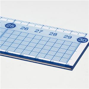 (まとめ) レイメイ藤井 すべらないカッティング定規 30cm ACJ555 1個 【×10セット】 - 画像 (2)