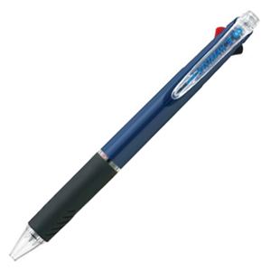 (まとめ) 三菱鉛筆 3色ボールペン ジェットストリーム 0.5mm (軸色 ネイビー) SXE340005.9 1本 【×15セット】