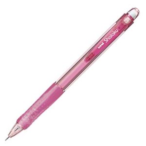 (まとめ) 三菱鉛筆 シャープ SHARPペンシル VERYシャ楽 0.5mm (軸色 透明ピンク) M5100T.13 1本 【×60セット】