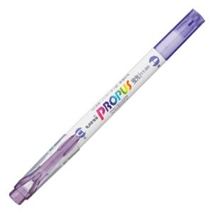 (まとめ) 三菱鉛筆 蛍光ペン プロパス・ウインドウ ソフトカラー ラベンダー PUS102T.34 1本 【×60セット】