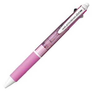 (まとめ) 三菱鉛筆 多機能ペン ジェットストリーム2&1 0.7mm (軸色:ピンク) MSXE350007.13 1本 【×10セット】