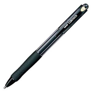 (まとめ) 三菱鉛筆 油性ボールペン VERY楽ノック 極太 1.4mm 黒 SN10014.24 1本 【×60セット】