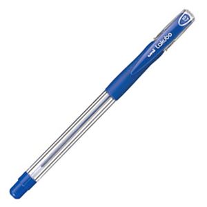 (まとめ) 三菱鉛筆 油性ボールペン VERY楽ボ 細字 0.7mm 青 SG10007.33 1本 【×60セット】