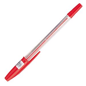 (まとめ) 三菱鉛筆 油性リサイクルボールペン 0.7mm 赤 業務用パック SAR10P.15 1箱(10本) 【×5セット】