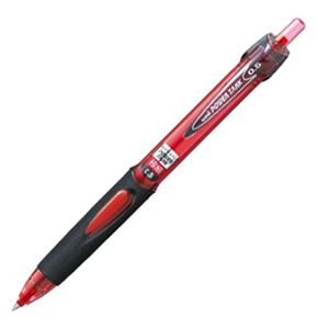 (まとめ) 三菱鉛筆 油性加圧ボールペン パワータンク スタンダード 0.5mm 赤 SN200PT05.15 1本 【×30セット】