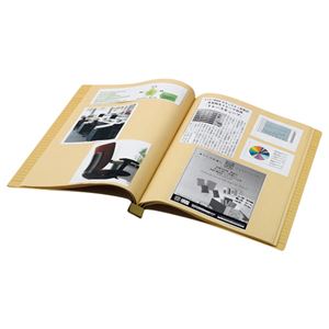 (まとめ) ライオン事務器 スクラップブック B5タテ クラフト台紙28枚付 背幅25mm CS-540 1冊 【×20セット】 - 画像 (2)