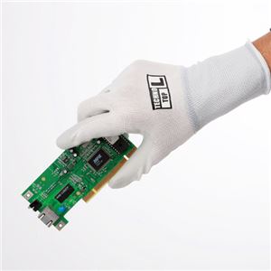 (まとめ) 川西工業 テクノトップ L 白×グレー #2983-L 1双 【×20セット】 - 画像 (3)