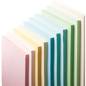 (まとめ) 長門屋商店 Color Paper A4 特厚口 クリーム ナ-3403V 1冊(100枚) 【×5セット】