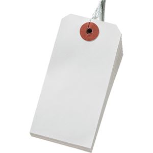 (まとめ) 長門屋商店 RoHS対応再生紙荷札 4号 ニ-N514 1パック(200枚) 【×5セット】 - 画像 (2)