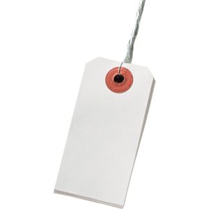 (まとめ) 長門屋商店 RoHS対応再生紙荷札 6号 ニ-N516 1パック(200枚) 【×10セット】 - 画像 (2)