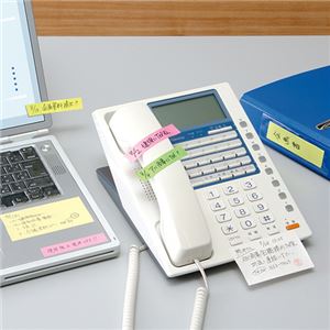 (まとめ) ヤマト メモック ロールテープ カッター付 15mm幅 オレンジ&レモン&ローズ RK-15CH-C 1個 【×15セット】 - 画像 (5)