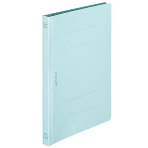 (まとめ) ライオン事務器 フラットファイル(環境) 樹脂押え具 B5タテ 150枚収容 背幅18mm 水 A-528KB5S 1セット(10冊) 【×10セット】
