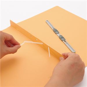 (まとめ) ライオン事務器 フラットファイル(環境) 樹脂押え具 B5ヨコ 150枚収容 背幅18mm 水 A-528KB5E 1セット(10冊) 【×5セット】 - 画像 (3)