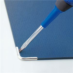 (まとめ) ライオン事務器 ボール用箋挟 A3タテ 紺 No.140 1枚 【×10セット】 - 画像 (4)
