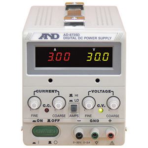 A&D(エーアンドデイ)電子計測機器 直流安定化電源(30V、3A)AD-8735D【代引不可】