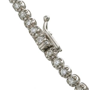 1ctダイヤモンドテニスブレスレット シルバーカラー - 画像 (4)