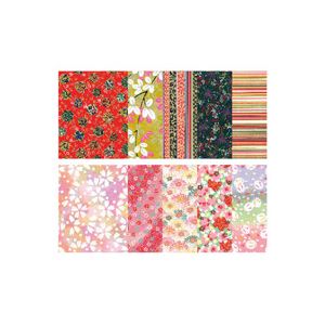 (まとめ) hanaoka A3判高級友禅和紙10枚 Aセット【×2セット】