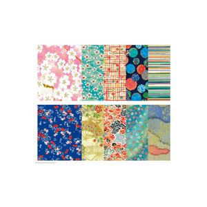 (まとめ) hanaoka A3判高級友禅和紙10枚 Bセット【×2セット】