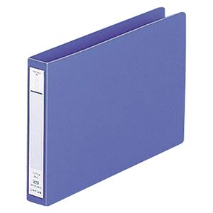 (まとめ) リヒトラブ パンチレスファイル(HEAVY DUTY) B6ヨコ 160枚収容 背幅25mm 藍 F-373-9 1冊 【×20セット】