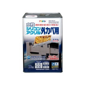 水性シリコンアクリル外かべ用 アイボリー 16KG【代引不可】