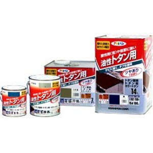 トタン用 こげ茶 14L【代引不可】