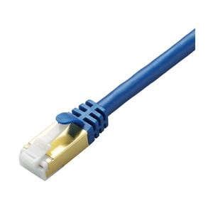 エレコム CAT7準拠 ツメの折れないLANケーブル/2.0m/ブルーメタリック LD-TWST/BM20