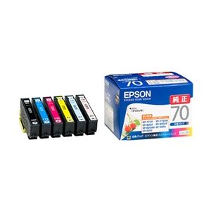 エプソン カラリオプリンター用 インクカートリッジ(6色パック) IC6CL70