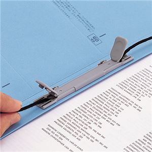 (まとめ) リヒトラブ ユーノビクイックファイル A4タテ 1200枚収容 背幅13~133mm 青 F-577-9 1冊 【×15セット】 - 画像 (2)