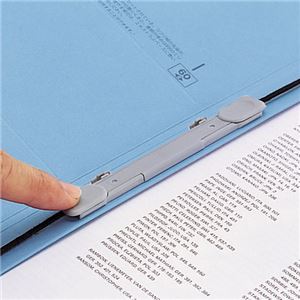 (まとめ) リヒトラブ ユーノビクイックファイル A4タテ 1200枚収容 背幅13~133mm 青 F-577-9 1冊 【×15セット】 - 画像 (3)