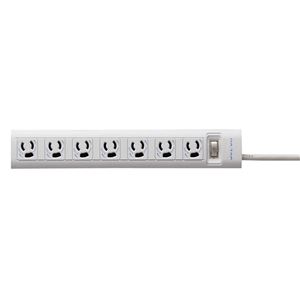 エレコム OAタップ/3P/7個口/マグネット/抜け止め/スイッチ/5.0m T-Y3A-3750WH - 画像 (2)