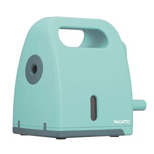 (まとめ) 手動式シャープナー PACATTO(パカット) ライトブルー DPS-H301-LB【×3セット】