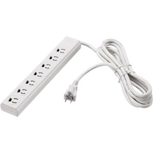 バッファロー（サプライ） 3ピン式電源タップ 7個口 3m ホワイト 変換アダプター付 BTMKL3730WH