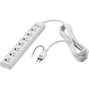 バッファロー（サプライ） 3ピン式電源タップ 7個口 2m ホワイト 常時 通電スイッチ付 BTWMTSKL3720WH