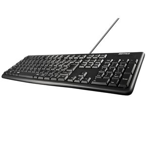 バッファロー（サプライ） USB接続 有線スタンダードキーボード ブラック BSKBU100BKZ