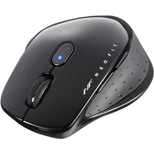 バッファロー(サプライ) 無線 BlueLED 5ボタン NEOFITマウス Mサイズ ブラック BSMBW510MBK