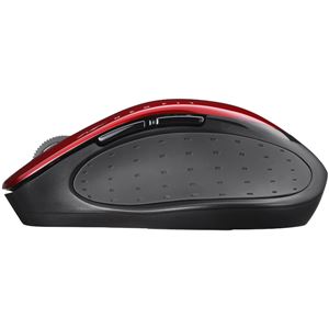 バッファロー(サプライ) 無線 BlueLED 5ボタン NEOFITマウス Mサイズ レッド BSMBW510MRD - 画像 (3)