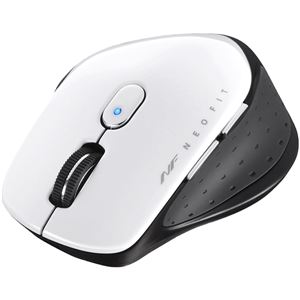 バッファロー(サプライ) 無線 BlueLED 5ボタン NEOFITマウス Mサイズ ホワイト BSMBW510MWH