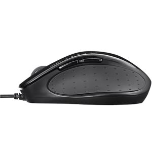 バッファロー(サプライ) 有線 BlueLED 5ボタン NEOFITマウス Mサイズ ブラック BSMBU510MBK - 画像 (3)