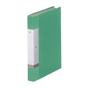 (まとめ) リヒトラブ リクエスト クリヤーブック(クリアブック) A4タテ 40ポケット 背幅32mm 緑 G3202-7 1冊 【×10セット】
