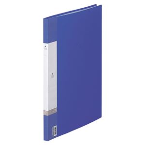 (まとめ) リヒトラブ リクエスト クリヤーブック(クリアブック) B4タテ 20ポケット 背幅16mm 青 G3211-8 1冊 【×10セット】