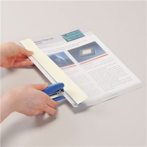 (まとめ) リヒトラブ リクエスト 製本ファイル A4タテ 60枚収容 黄緑 G1700-6 1パック(5冊) 【×15セット】 - 画像 (2)