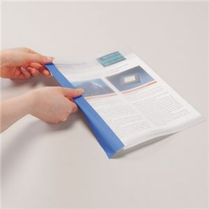 (まとめ) リヒトラブ リクエスト 製本ファイル A4タテ 60枚収容 黄緑 G1700-6 1パック(5冊) 【×15セット】 - 画像 (3)