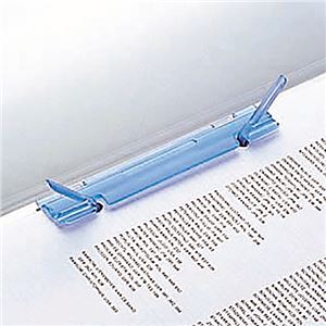 (まとめ) リヒトラブ ルーパーファイル A4タテ 2穴 100枚収容 緑 F-3006-5P 1パック(5冊) 【×10セット】 - 画像 (4)