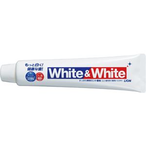 (まとめ) ライオン ホワイト&ホワイトライオン ハミガキ 150g HMWE*P 1本 【×20セット】