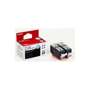【純正品】 Canon キャノン インクカートリッジ/トナーカートリッジ 【3333B004 BCI-320PGBK ブラック】 2本入り