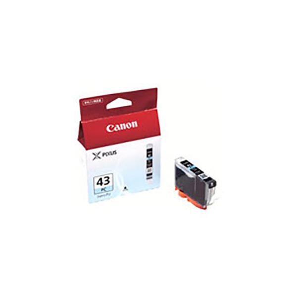 【純正品】 Canon キャノン インクカートリッジ/トナーカートリッジ 【6380B001 BCI-43PC フォトシアン】