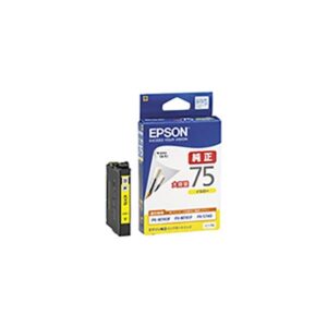 【純正品】 EPSON エプソン インクカートリッジ 【ICY75 イエロー】 大容量インク