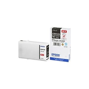 【純正品】 EPSON エプソン インクカートリッジ 【ICBK 92M ブラック】 Mサイズ